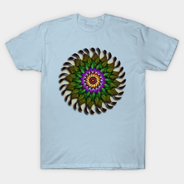 mandala doodle0002 T-Shirt by benjaminfaucher7